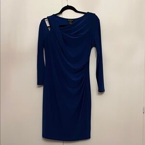 Cartise Navy Long Sleeve Dress